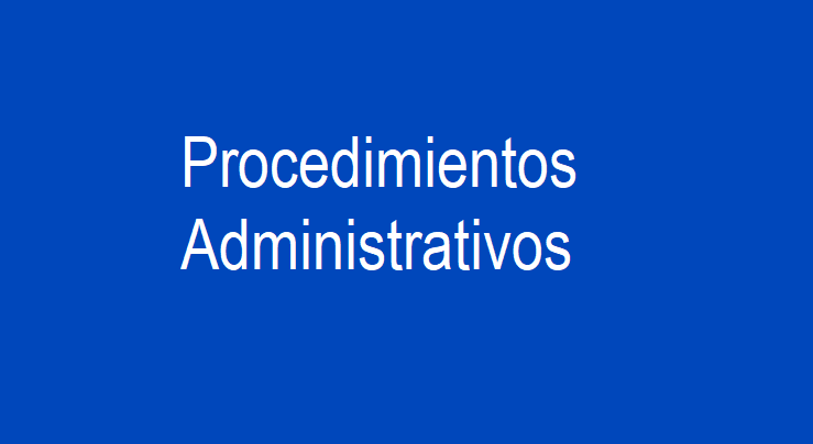 Procedimientos Administrativos 25/26