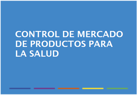 Control de mercado de productos para la salud