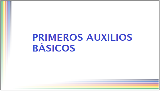 Primeros auxilios básicos